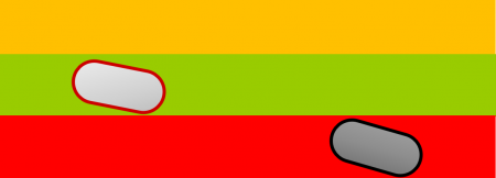 The slide step should be in the green channel in front of the second-to-last step. For some bowlers it goes too far towards the target.